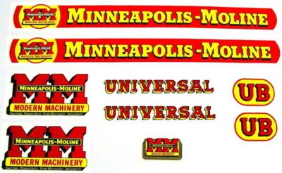 MM UB: Mylar Decal Set