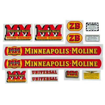 MM ZB: Mylar Decal Set