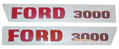 Ford 3000 up to 1968: Mylar Decal Set
