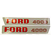 Ford 4000 1965-68 3 Cyl: Mylar Decal Set