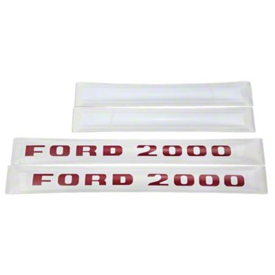 Ford 2000 3 Cyl 1968-74: mylar Decal Set