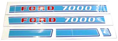 Ford 7000: Mylar Decal Set