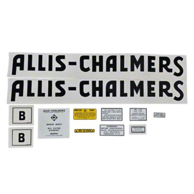 AC B 1939-44: Mylar Decal Set