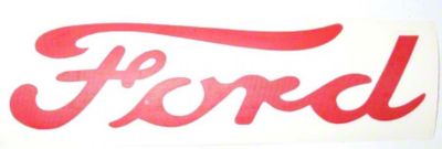 Vinyl Die Cut Ford Script Decal (1 Piece)