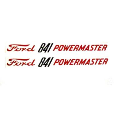 Ford 841 Powermaster: Vinyl Cut Decals Hood Pair