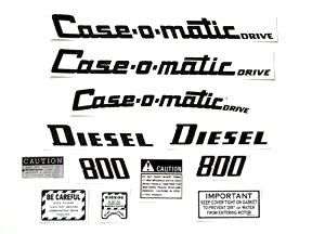 Case 800 Case-O-Matic Diesel: Mylar Decal Set