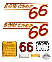 Oliver 66 Row Crop: Mylar Decal Set