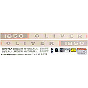 Oliver 1850: Vinyl Cut Decal Set