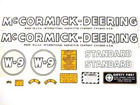 MC D W9 1939-44: Mylar Decal Set