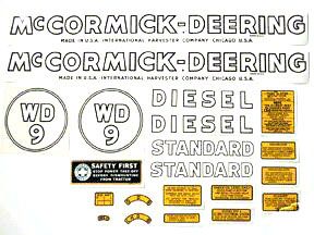 MC D WD9 1939-44: Mylar Decal Set