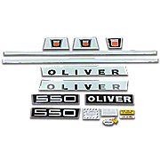 Oliver Late 550: Mylar Decal Set