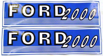 Ford 2000 Before 1965: Mylar Decal Hood Set