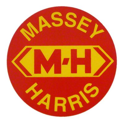 Massey Harris Round Decal