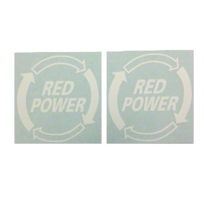 Red Power Decal (set of 2)