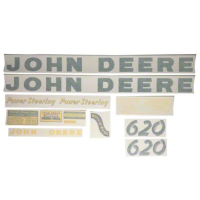 JD 620 Vinyl Cut Decal Set