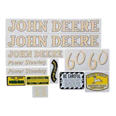 JD 60 Vinyl Cut Decal Set