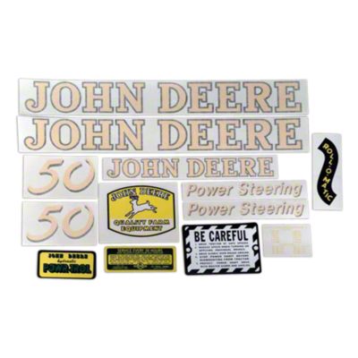 JD 50 Vinyl Cut Decal Set