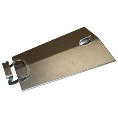 Battery Door With Latch And Hinge Assembly