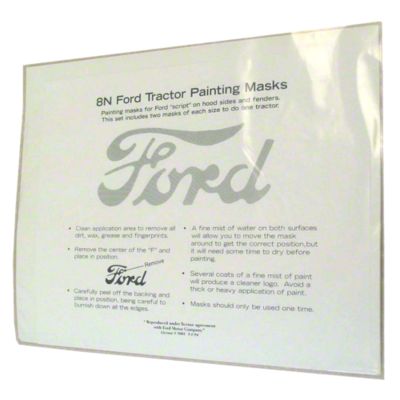 Ford Script Painting Mask Kit (for - fenders and hoods)