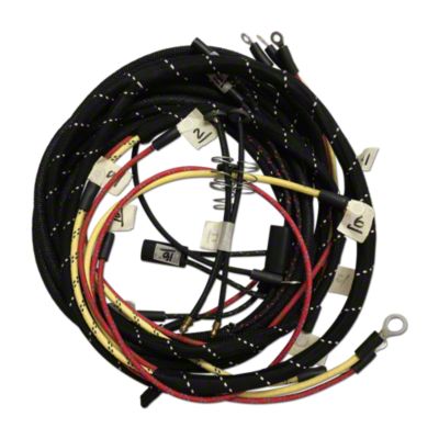 Restoration Quality Wiring Harness for Tractors Using 1 Wire Alternator