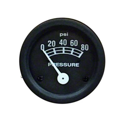 Oil Pressure Gauge (0-80 PSI)