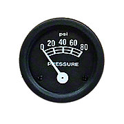 Oil Pressure Gauge (0-80 PSI)