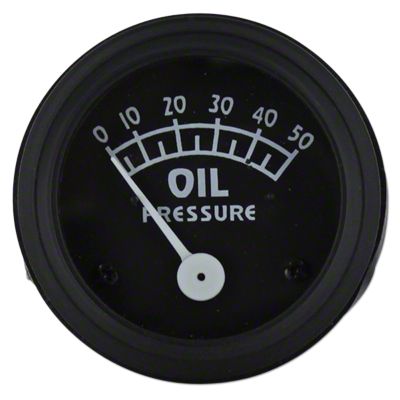 Oil Pressure Gauge (0-50 PSI)