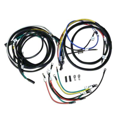 Wiring Harness for Ford 8N tractors using 1 wire alternator mounted on the left side, SN: 263844 and up (1950 - 1952)