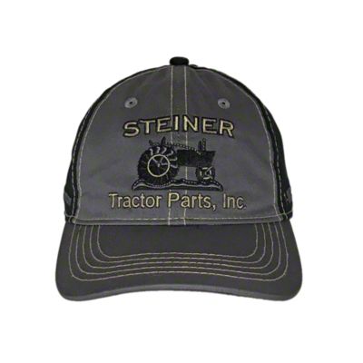 STP Charcoal Twill Front hat with Black Twill Back