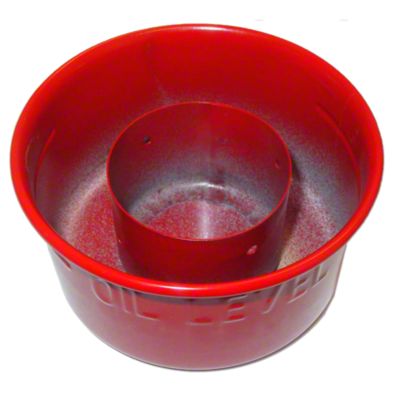 Air Cleaner Oil Cup, 52871D fits Farmall A, AV, early Super A, Super AV, B, BN; 1H6054, H6054 fits Oliver 60, 66 gas, Super 66 gas and Cockshutt 60