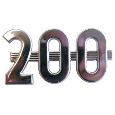 Side Emblem "200"