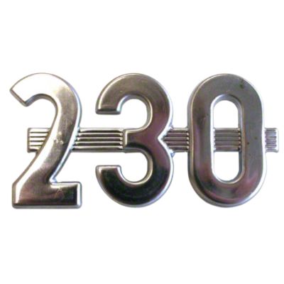 Side Emblem "230"