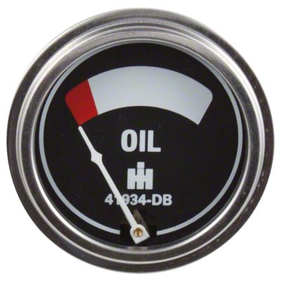 Oil Pressure Gauge with Studs (75 PSI)