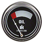 Farmall Oil Pressure Gauge fits Cub Cub Lo 0-40 psi  Screwin Type IH Boy