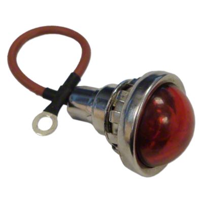 6-Volt Red Dot Jewel Lens Assembly