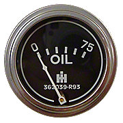 Oil Pressure Gauge (0-75 PSI) - Dash mounted