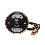 Cluster Gauge Assembly, fuel and temperature, fits Diesel IH 544, 656, 706, 806 and many more