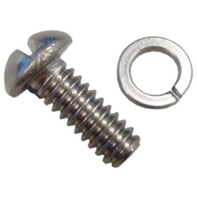 Round Head Screw and Washer for Hood Extensions (Dog Legs)