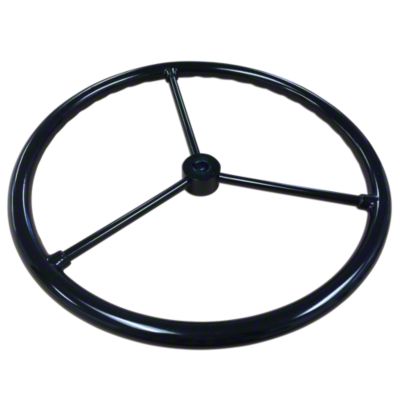 Steering Wheel - Fits JD 2 Cylinder models with 3 bare steel spokes