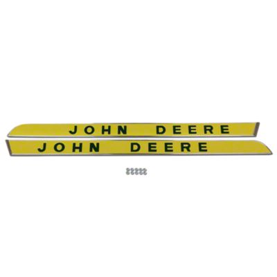 Side Moldings, Raised Letters: Fits JD New Generation 1010-5020 (Pair)