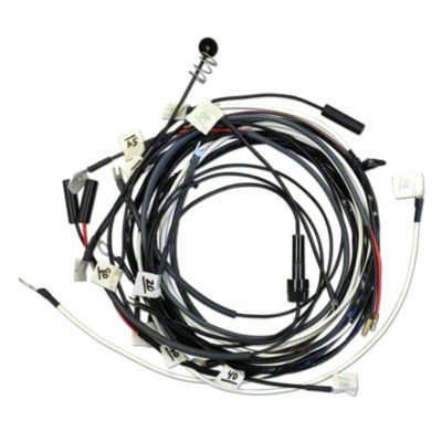 Restoration Quality Wiring Harness for Tractors Using 1 Wire Alternator