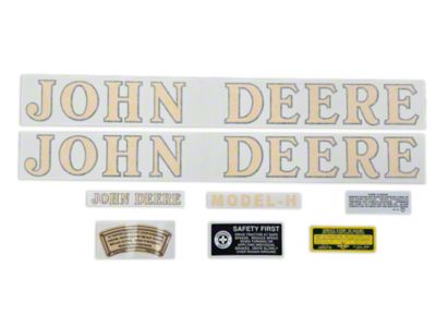 John Deere H 1941-46 Decal Set