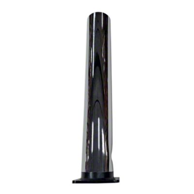 Chrome Exhaust Stack with indention for steering shaft clearance (4 bolt base)