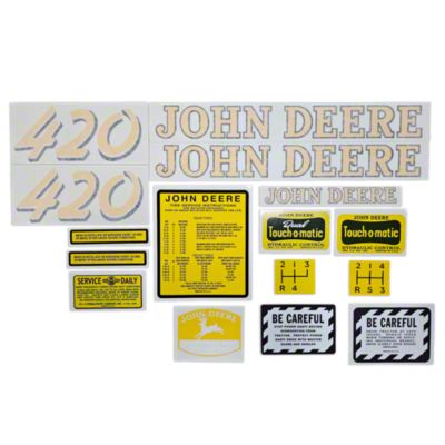 Early JD 420 Vinyl Decal