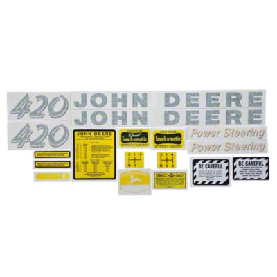 Late JD 420 Vinyl Decal