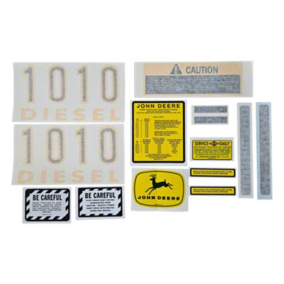 John Deere 1010 Vinyl Cut Decal Set