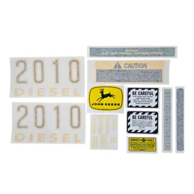 John Deere 2010 Vinyl Cut Decal Set