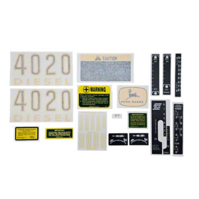 John Deere Late 4020 Vinyl Cut Decal Set