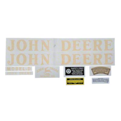 JD D Vinyl Cut Decal Set (1939-40)