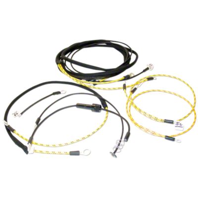 Restoration Quality Wiring Harness for tractors using 2 wire cut-out relay